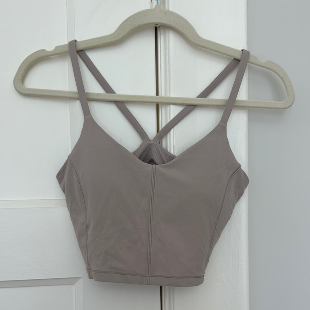 Women's Gray Strappy Bralette